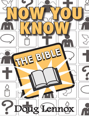 cover image of Now You Know the Bible